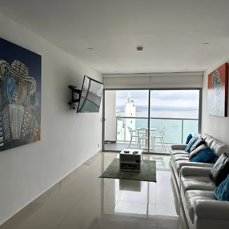 - Hermoso En Bocagrande Con Vista A La Bahia Apartment *